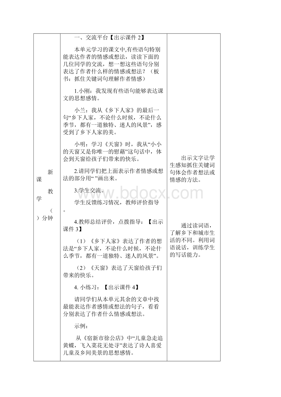 部编版四年级语文下册《语文园地一》优质教案送全册知识点总结.docx_第2页