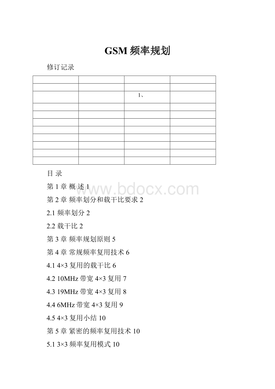 GSM频率规划.docx_第1页