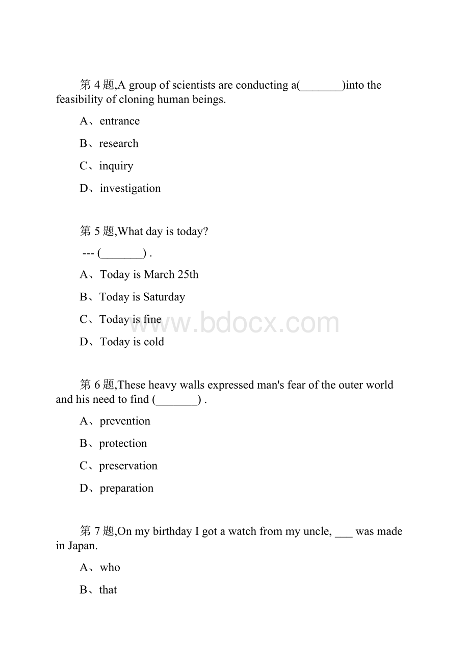 西安交通大学18年课程考试《专业英语》作业考核试题文档格式.docx_第2页