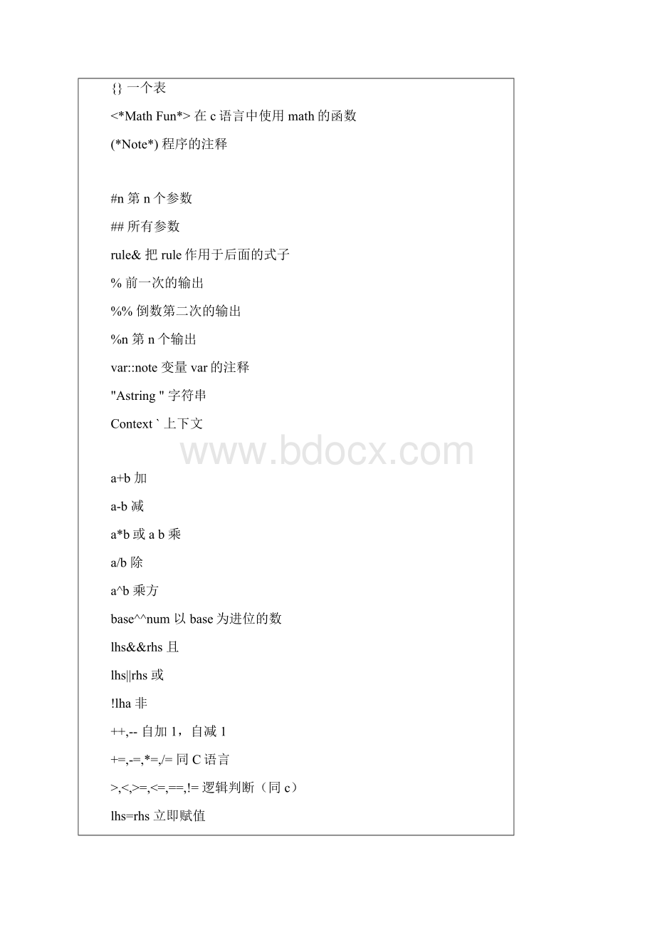 Mathematica函数及使用方法.docx_第2页