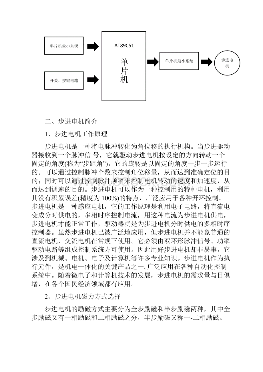 基于51单片机的步进电机的控制设计.docx_第2页