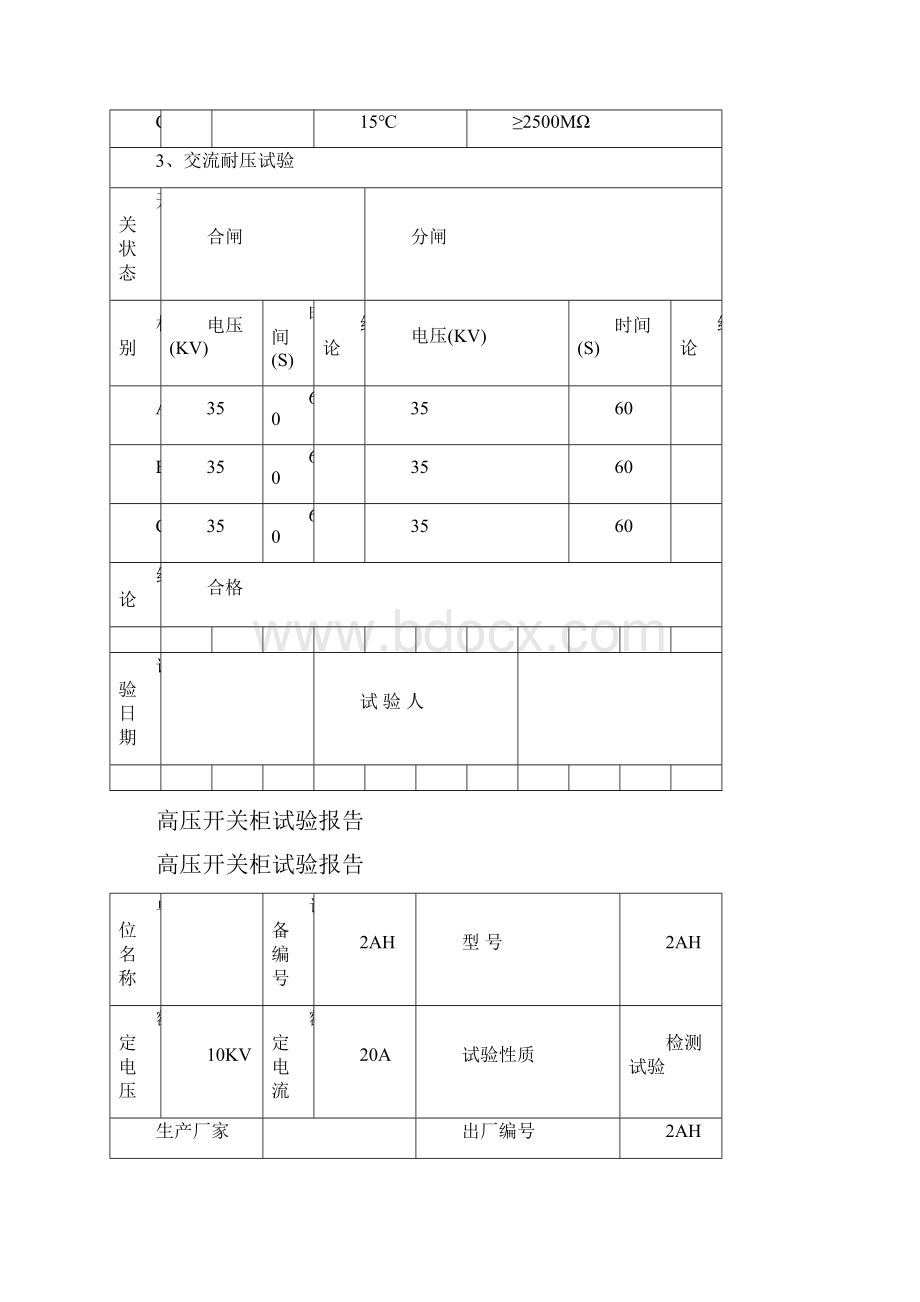 箱式变电站试验报告doc.docx_第2页