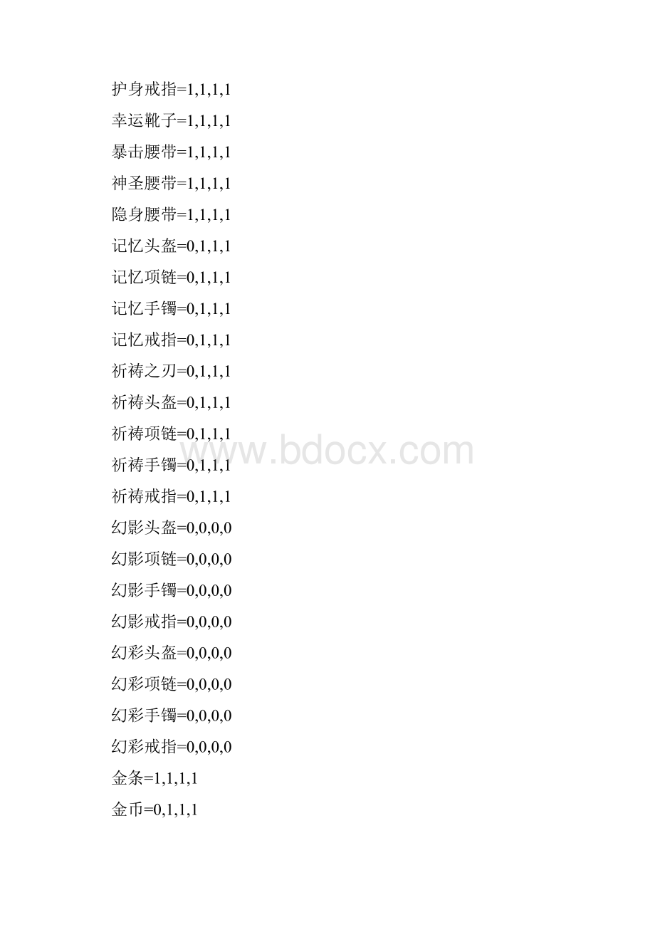 传奇世界物品设置流金双特专精技能融合.docx_第2页