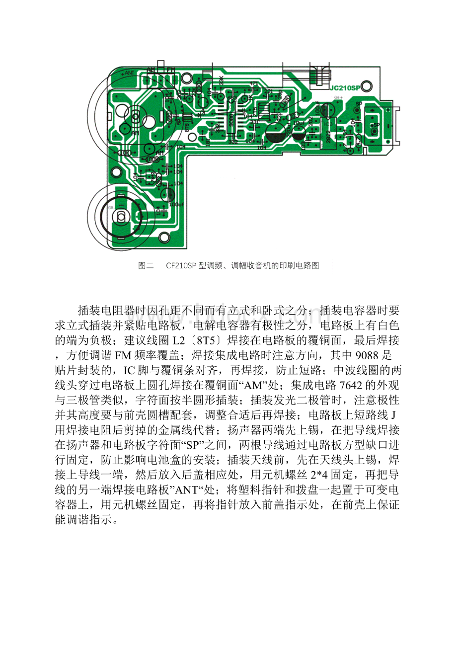 电子教程CF210SP调频调幅收音机套件.docx_第3页