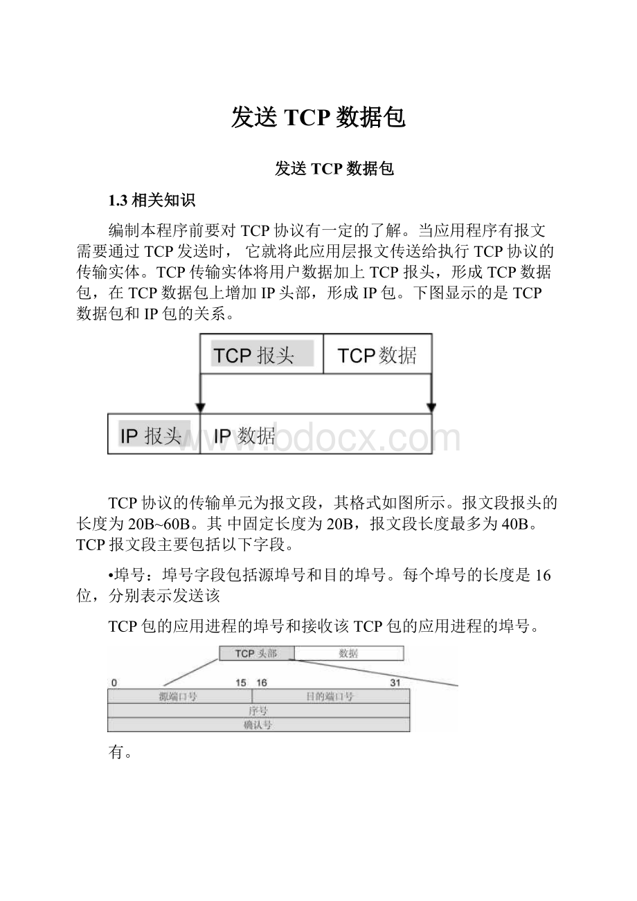 发送TCP数据包.docx_第1页