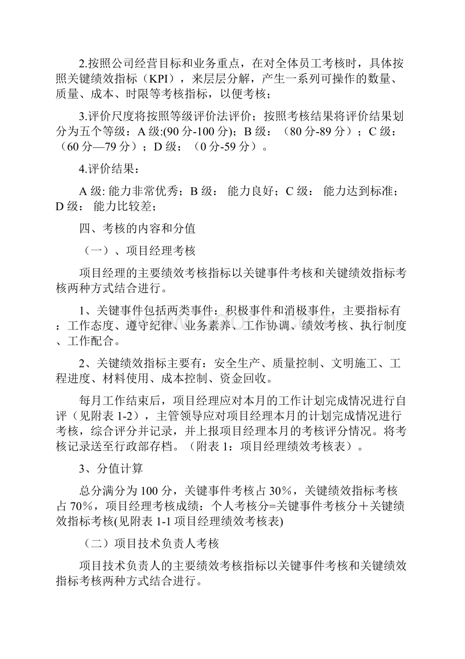 交通投资集团项目绩效考核办法实用.docx_第2页