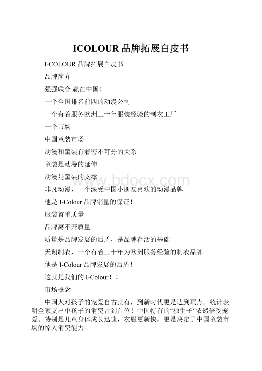 ICOLOUR品牌拓展白皮书.docx_第1页