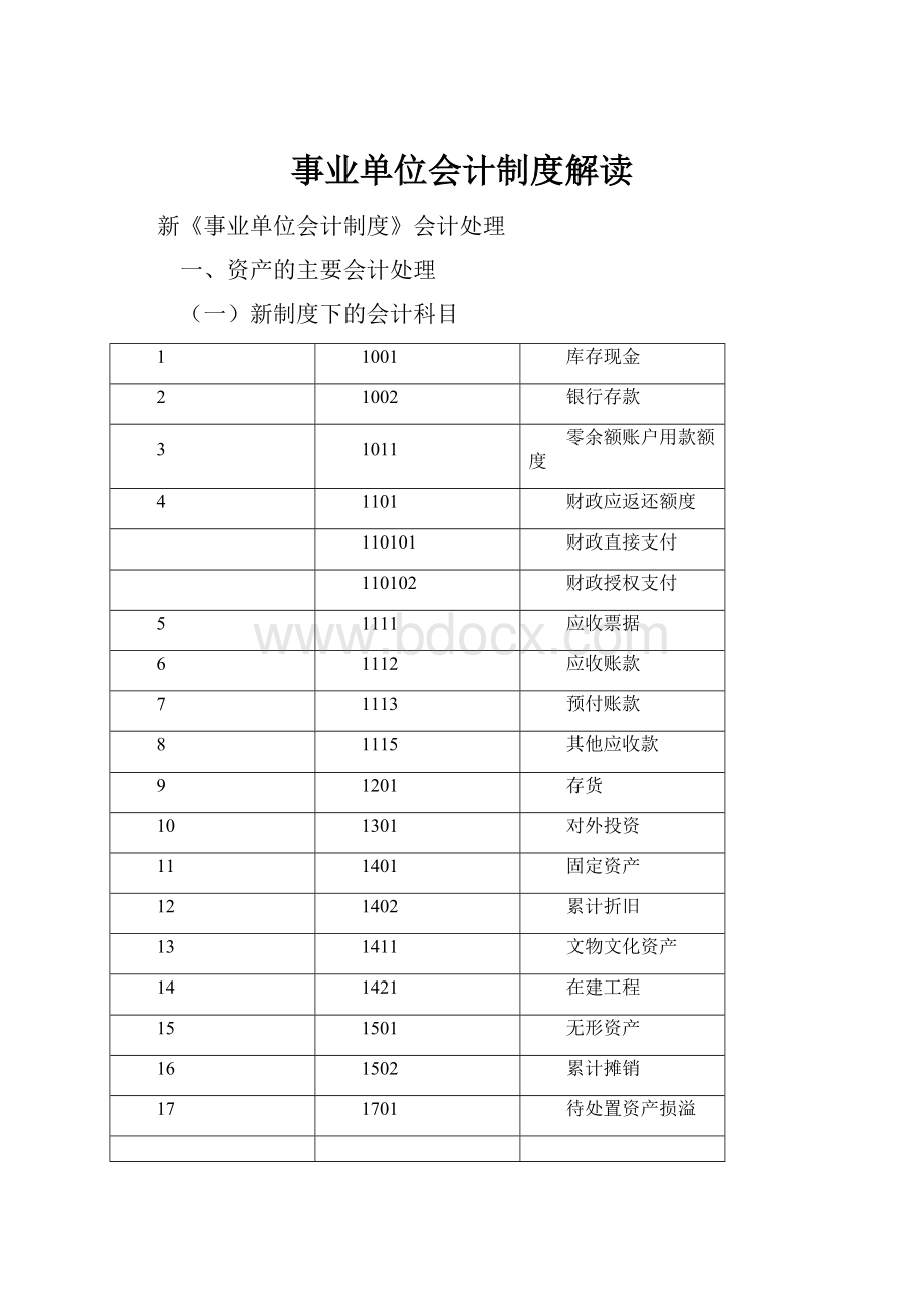 事业单位会计制度解读.docx_第1页