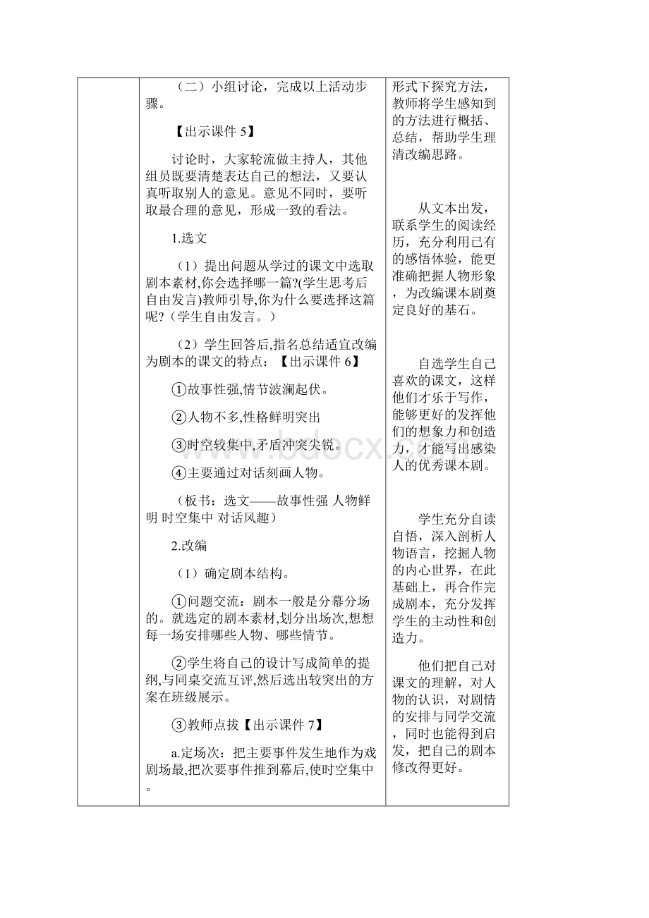 春最新部编版五年级语文下册 口语交际怎么表演课本剧Word下载.docx_第3页