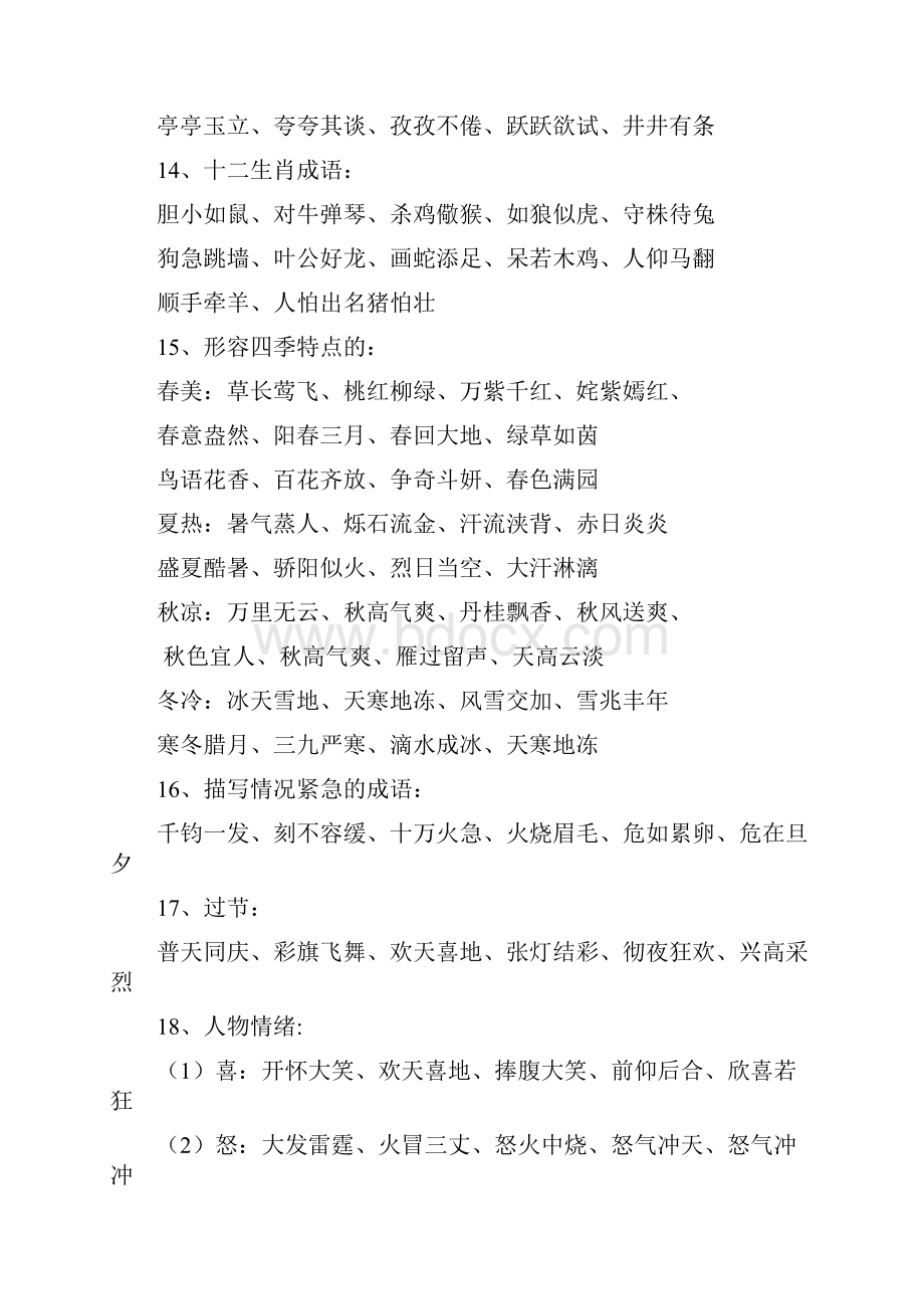 六年级成语归类课外学习知识积累1.docx_第3页