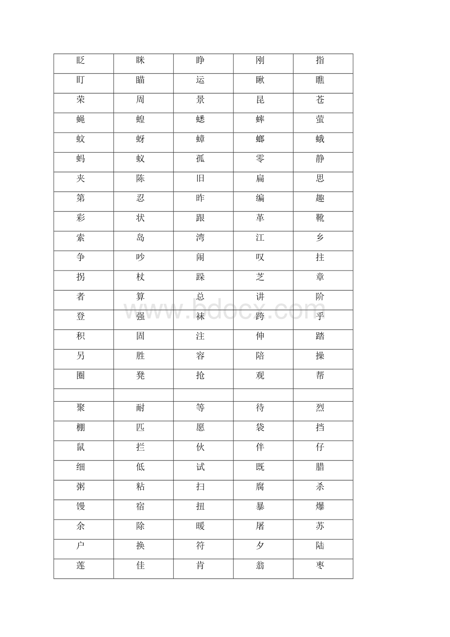 小学二年级字卡模版A打印版.docx_第2页