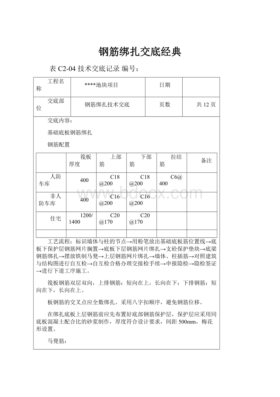 钢筋绑扎交底经典.docx_第1页