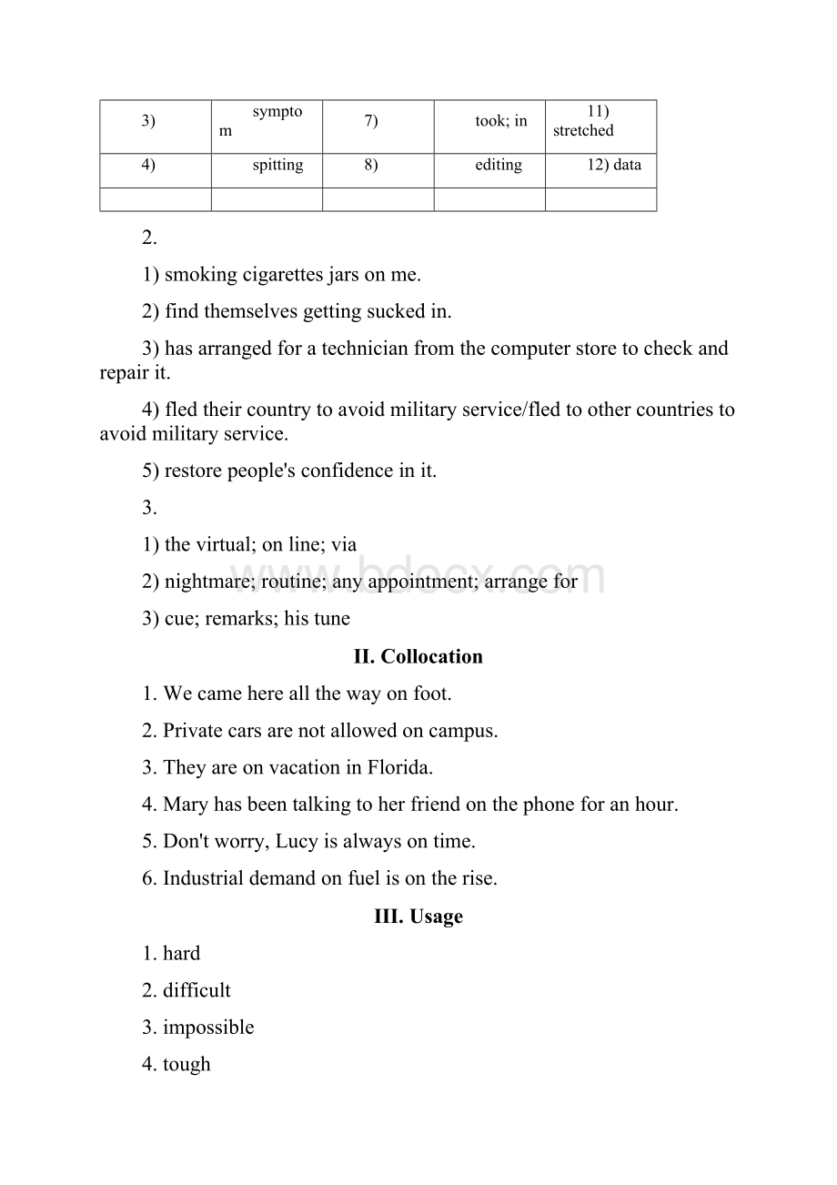 全新版大学英语综合教程2课后答案Unit46.docx_第3页