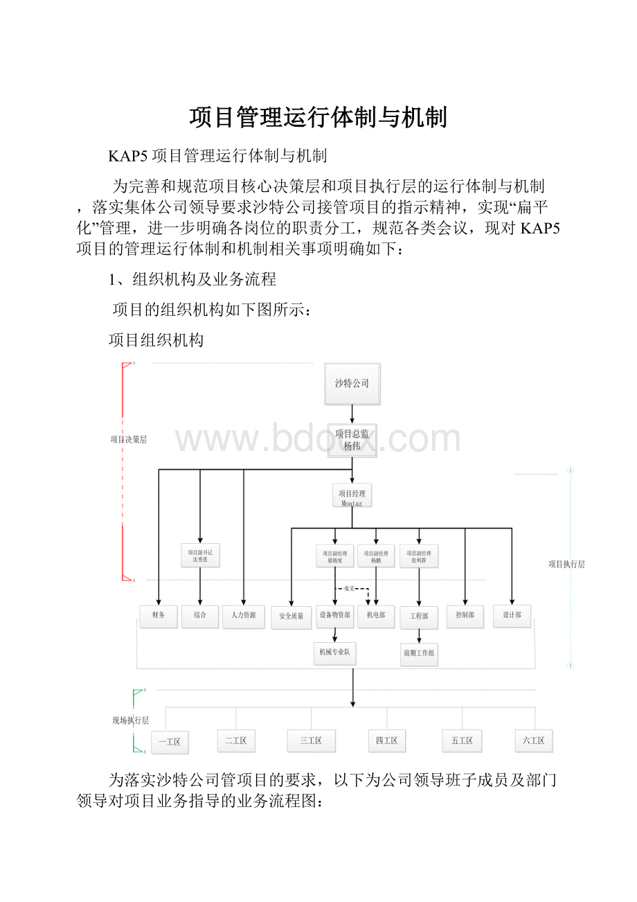 项目管理运行体制与机制Word文档下载推荐.docx_第1页