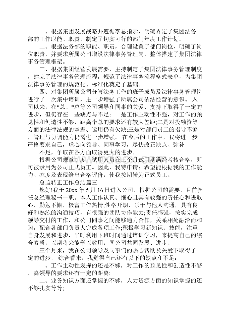 总监转正工作总结范文Word格式.docx_第3页