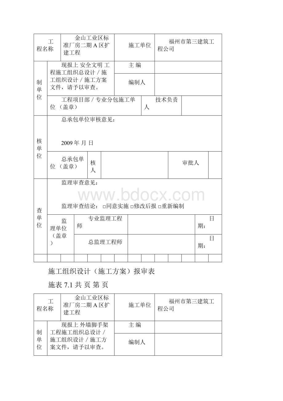 施工组织设计报审表.docx_第2页