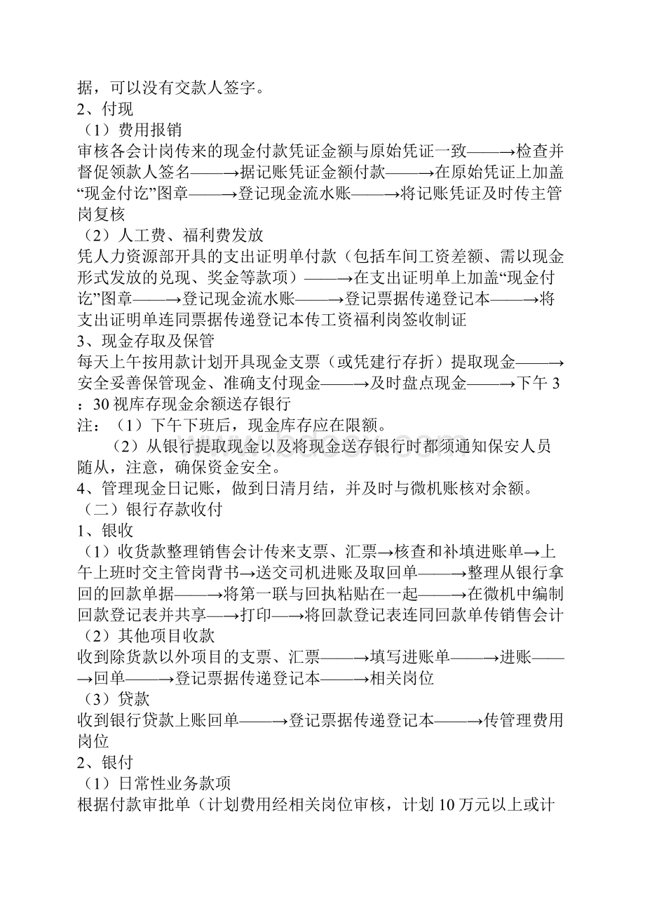 各岗位的会计工作流程图Word下载.docx_第2页