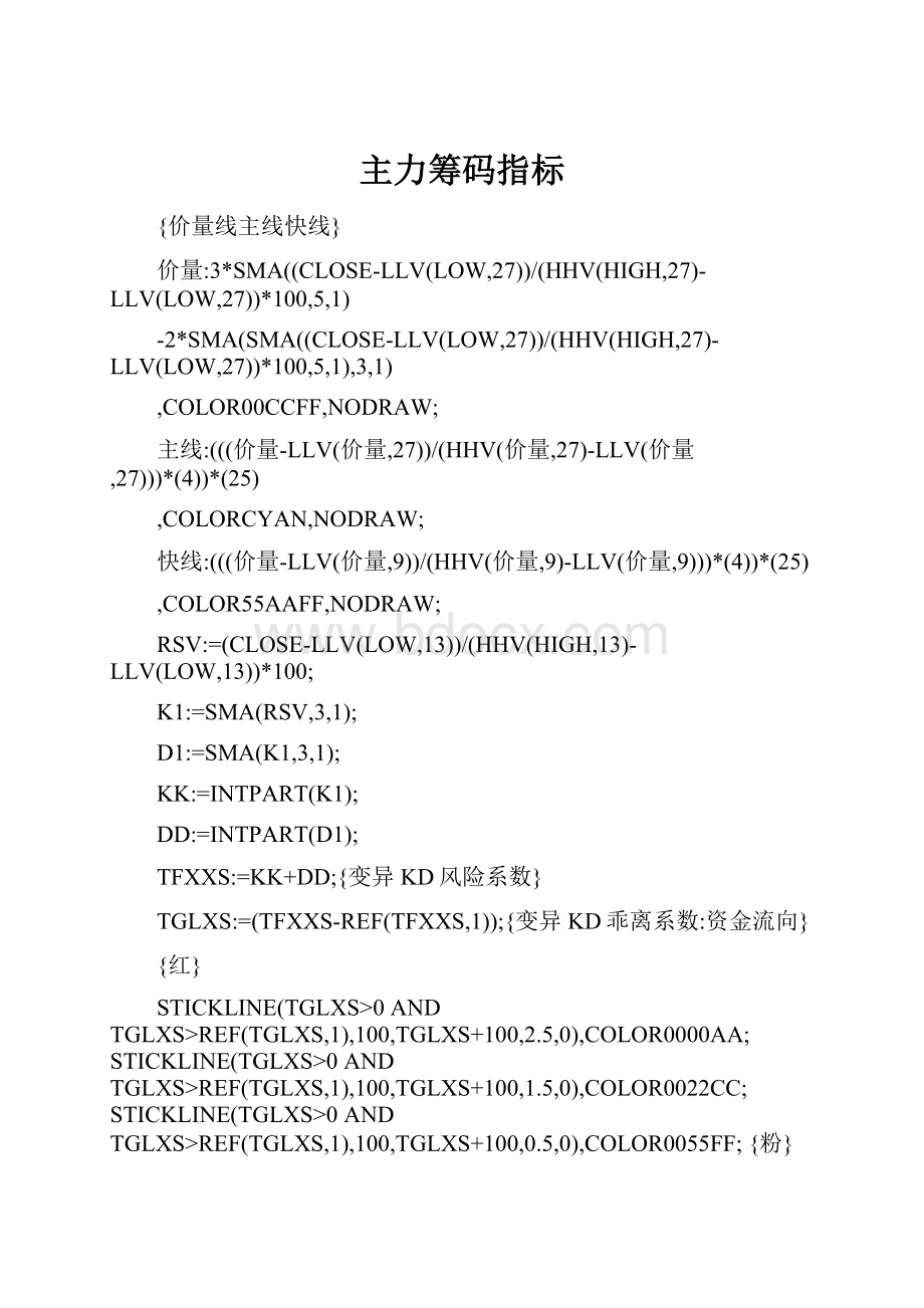 主力筹码指标.docx_第1页