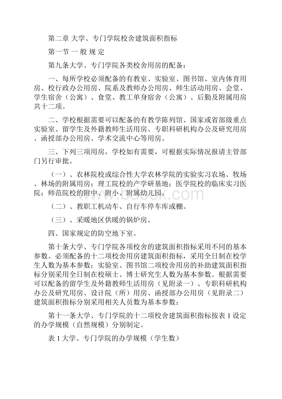 普通高等学校建筑面积指标版.docx_第2页