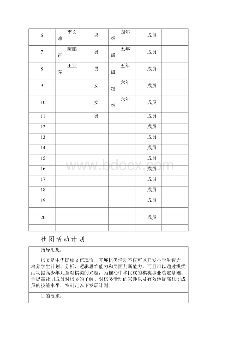 社团兴趣小组活动计划表活动记录表样表教学内容.docx_第2页