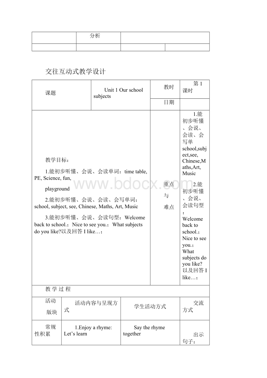 译林版英语四年级下册U1备课打印版.docx_第3页