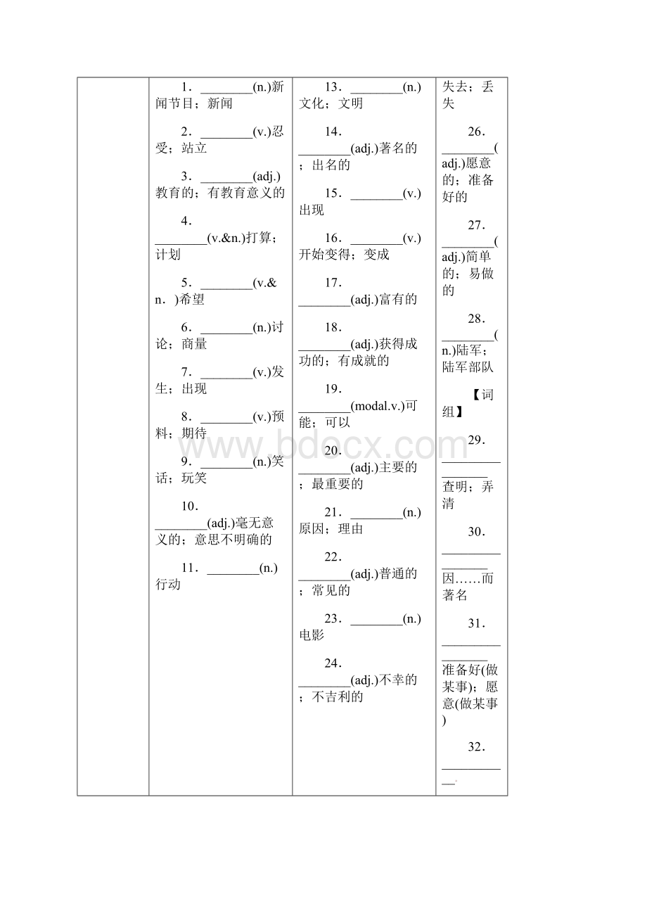 人教版中考英语教材同步复习含答案第7课时八年级上Units56.docx_第3页