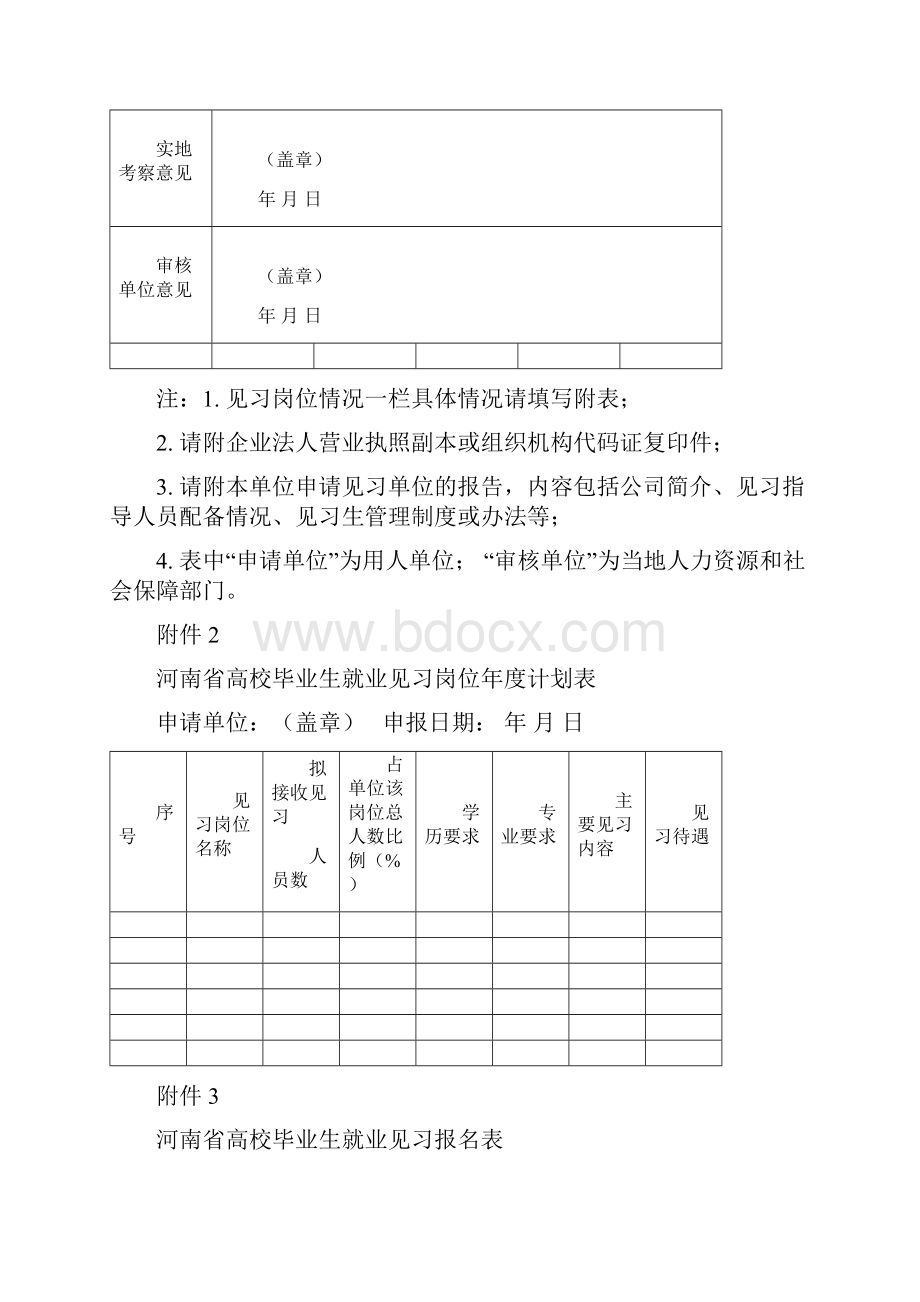 高校毕业生就业见习单位申报表.docx_第2页