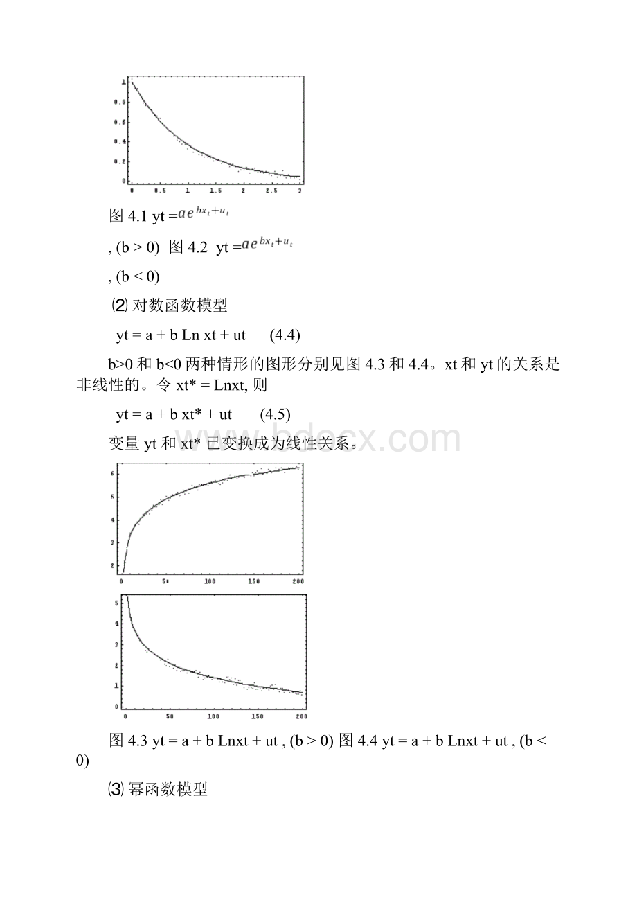 计量经济学第四章非线性回归模型的线性化.docx_第3页