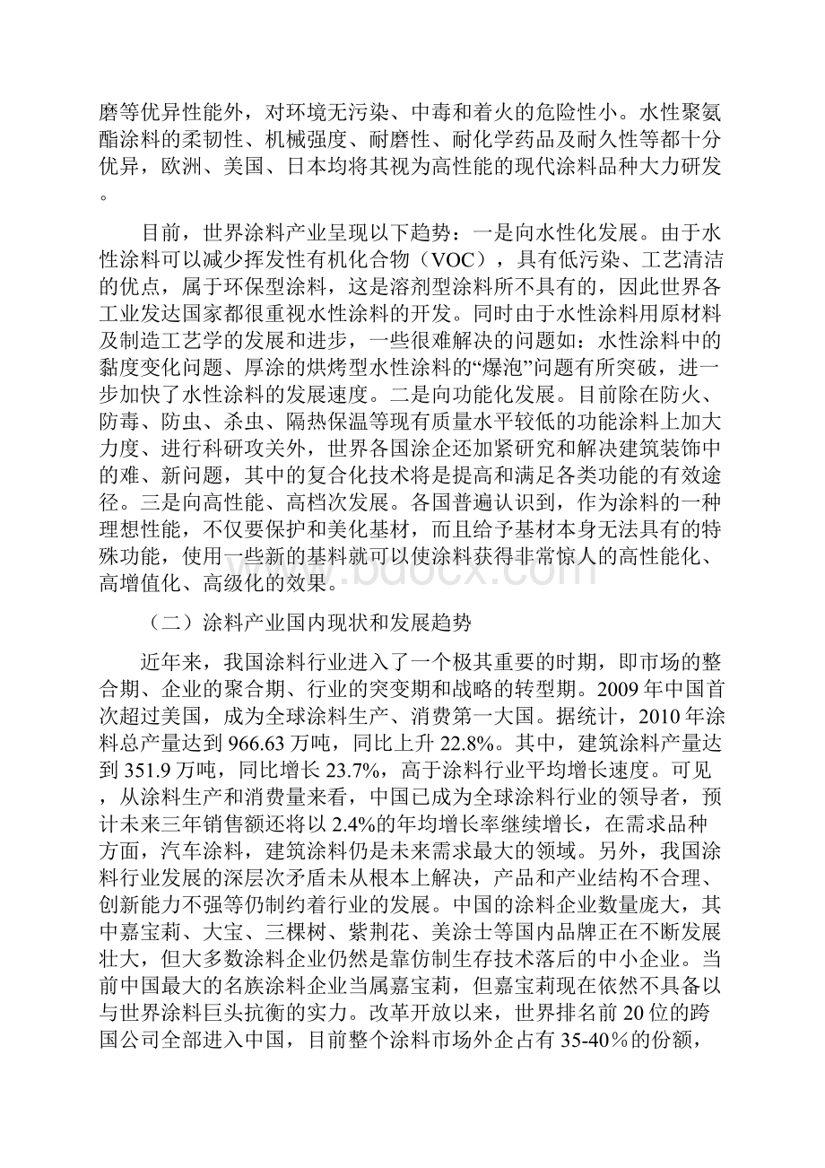 环境友好型品牌防锈防腐涂料生产项目可行性研究报告.docx_第3页