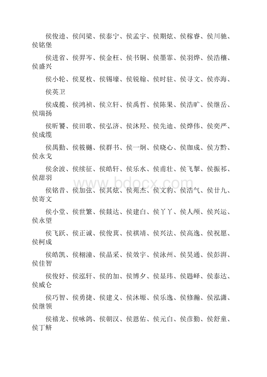 侯姓男孩名字大全侯姓好名字.docx_第3页