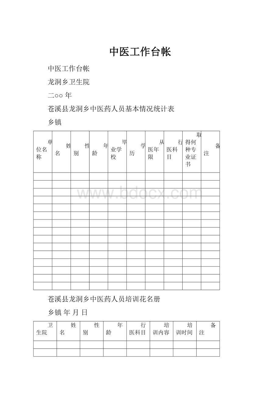 中医工作台帐.docx