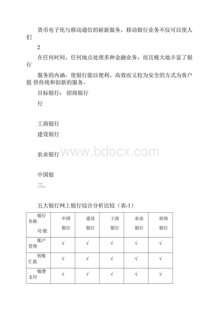 各大银行网上银行及手机银行分析报告.docx_第2页