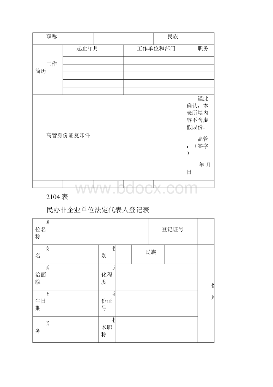 企业法定代表人简历表.docx_第3页