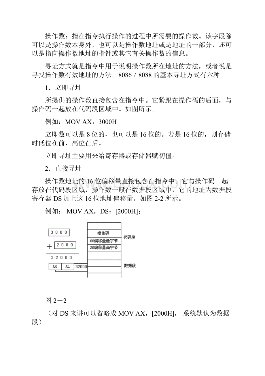 微机原理与接口技术汇编语言指令详解吐血版.docx_第2页