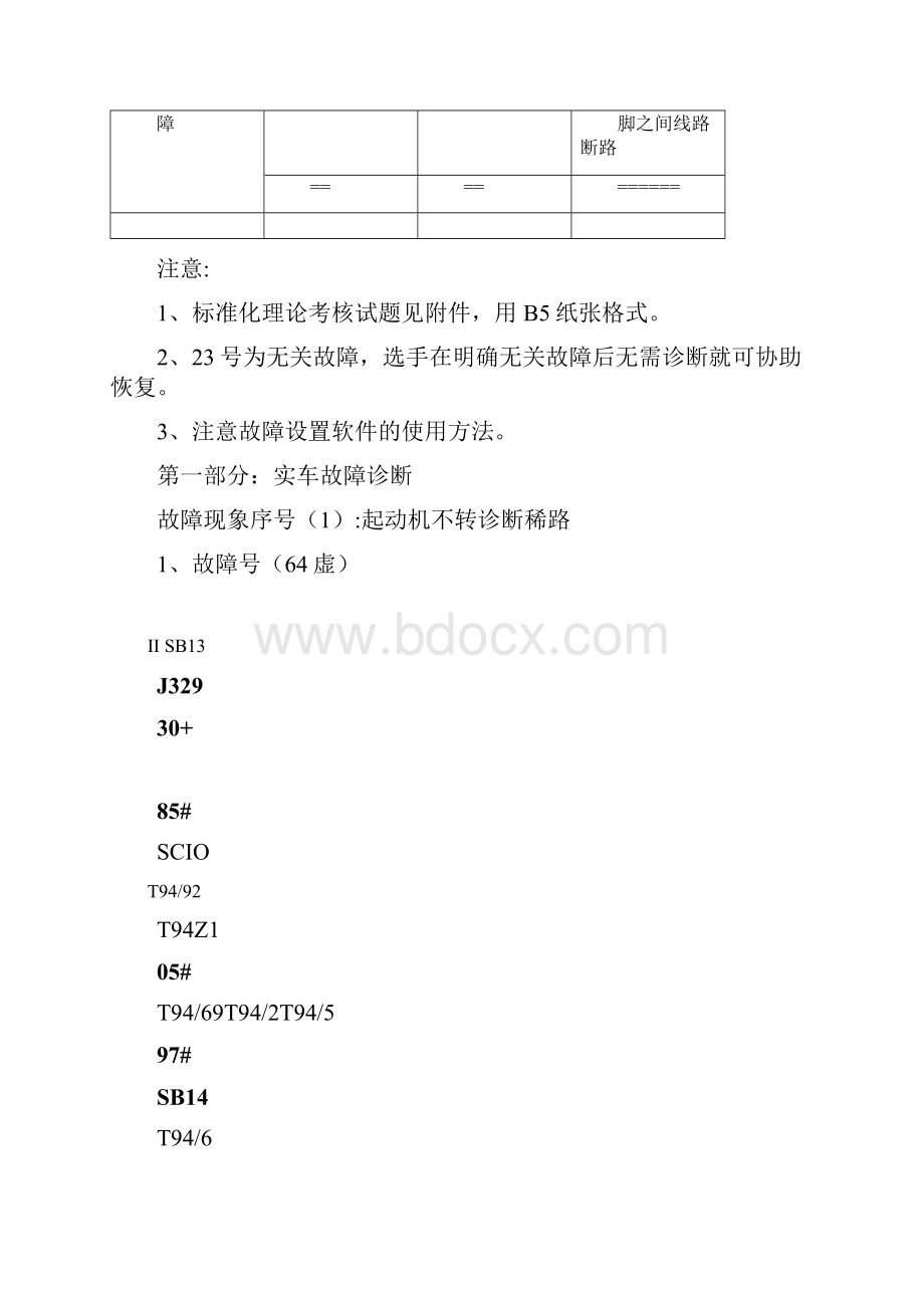 全国职业院校技能大赛高职组汽车检测与维修赛项竞赛试题答案集.docx_第2页