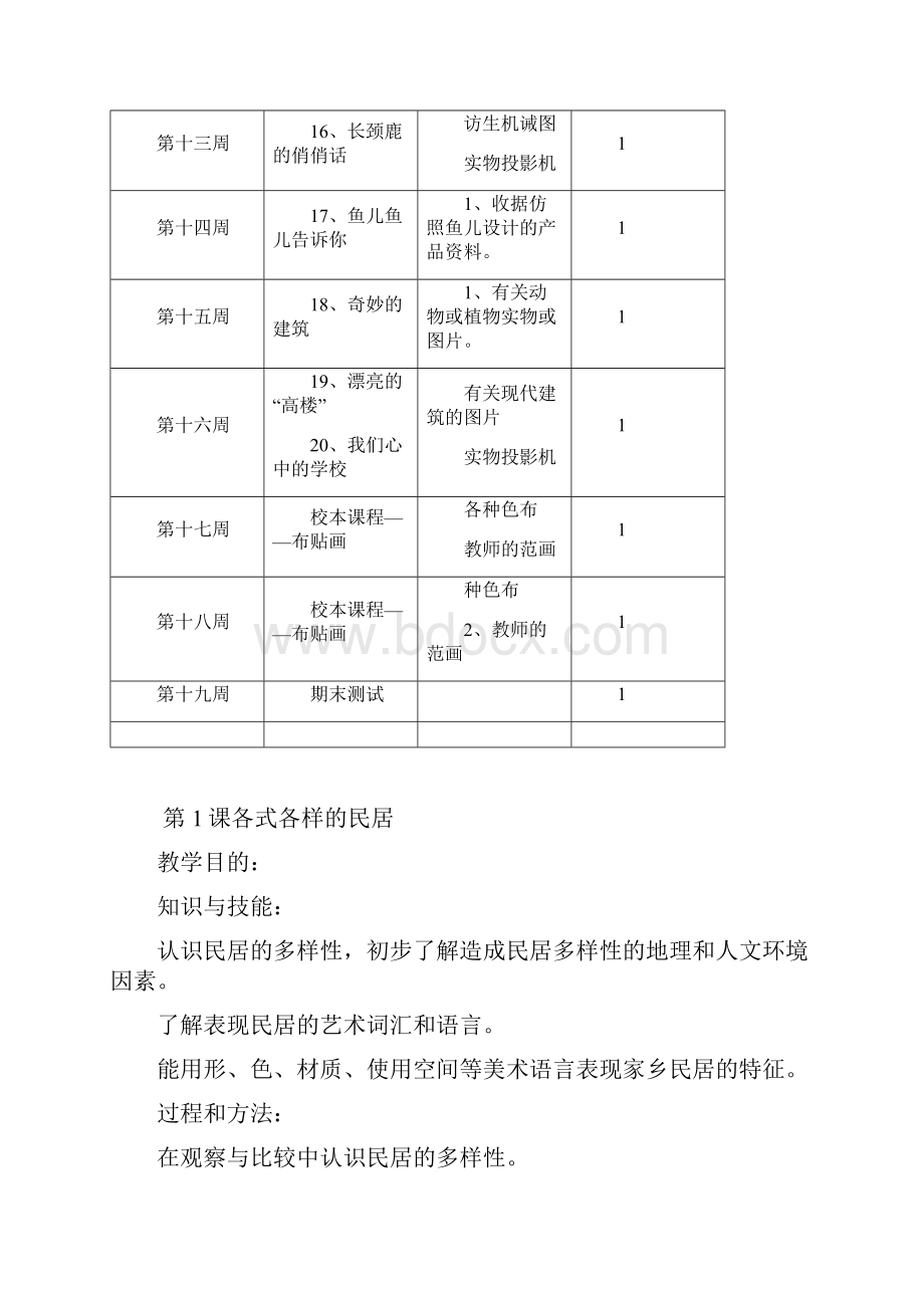 岭南版小学美术三年级上册教学案全册.docx_第3页