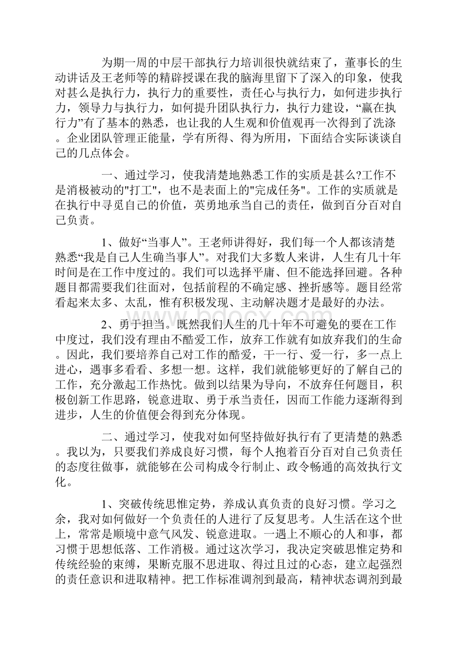 赢在执行力培训心得体会5篇.docx_第3页