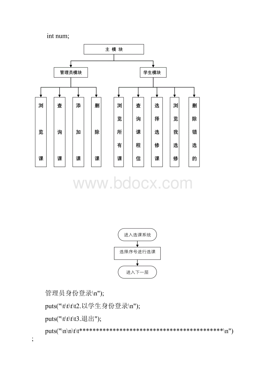 学生选修课程系统设计C语言课程设计.docx_第3页