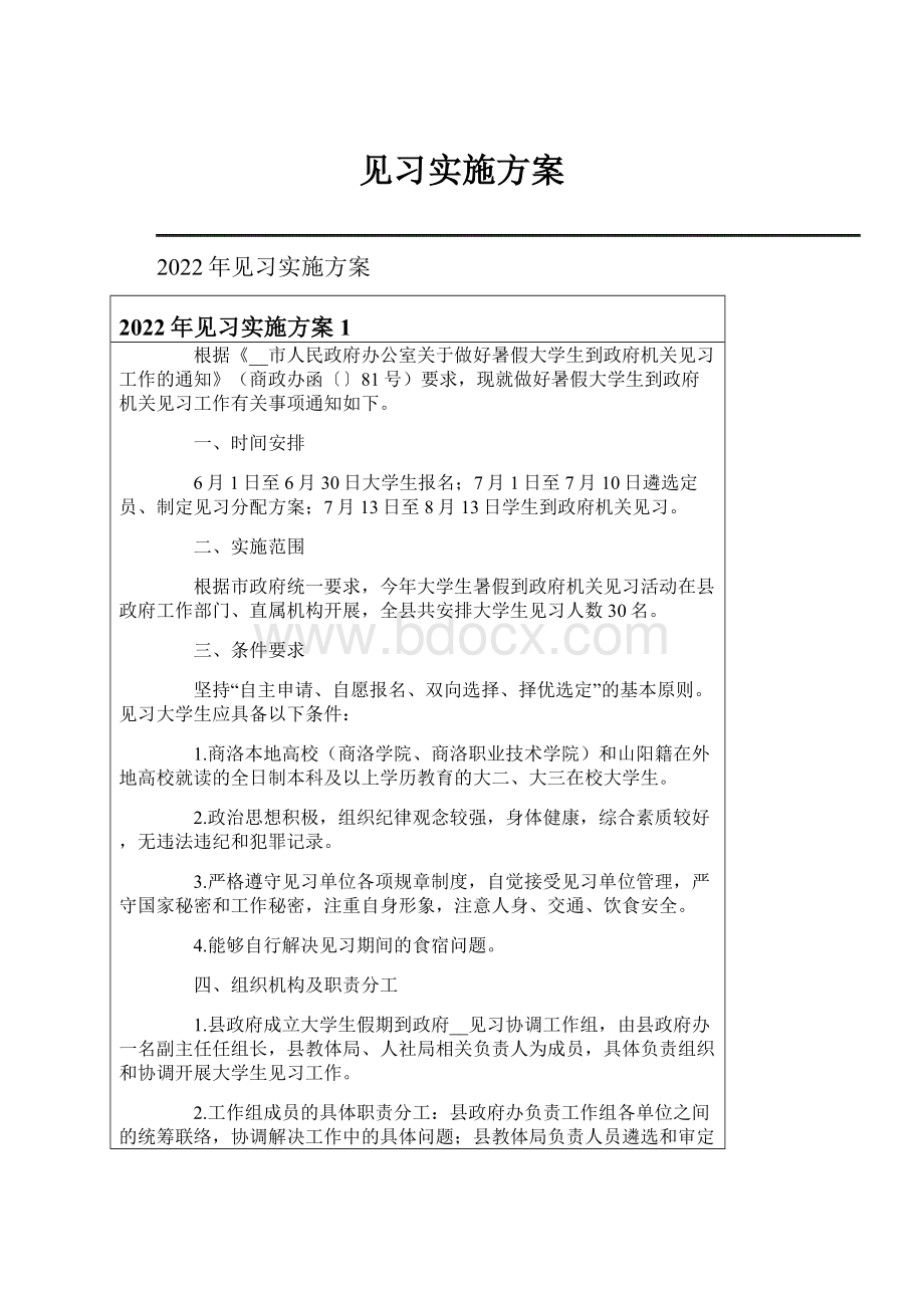 见习实施方案.docx_第1页