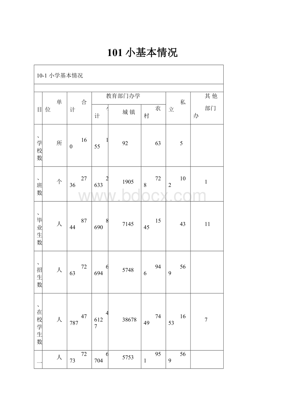 101小基本情况Word文档格式.docx