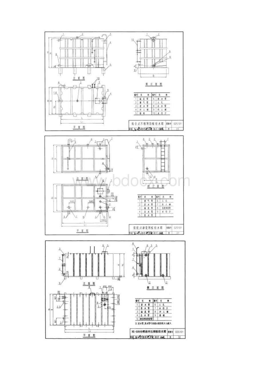 矩形给水箱标准图集完整版.docx_第3页