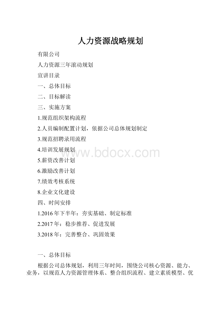 人力资源战略规划.docx_第1页