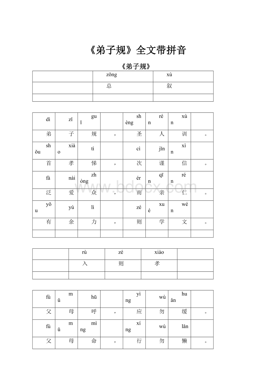 《弟子规》全文带拼音.docx_第1页