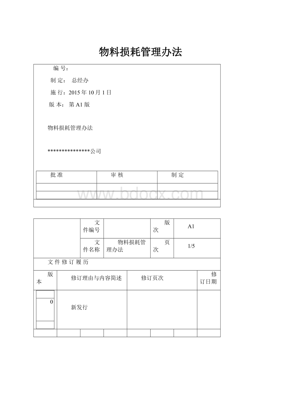 物料损耗管理办法.docx