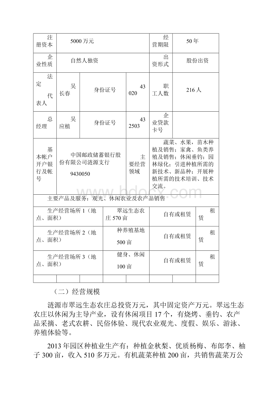 涟源市翠远生态休闲农庄现代农业特色产业园省级示范园申报书.docx_第3页