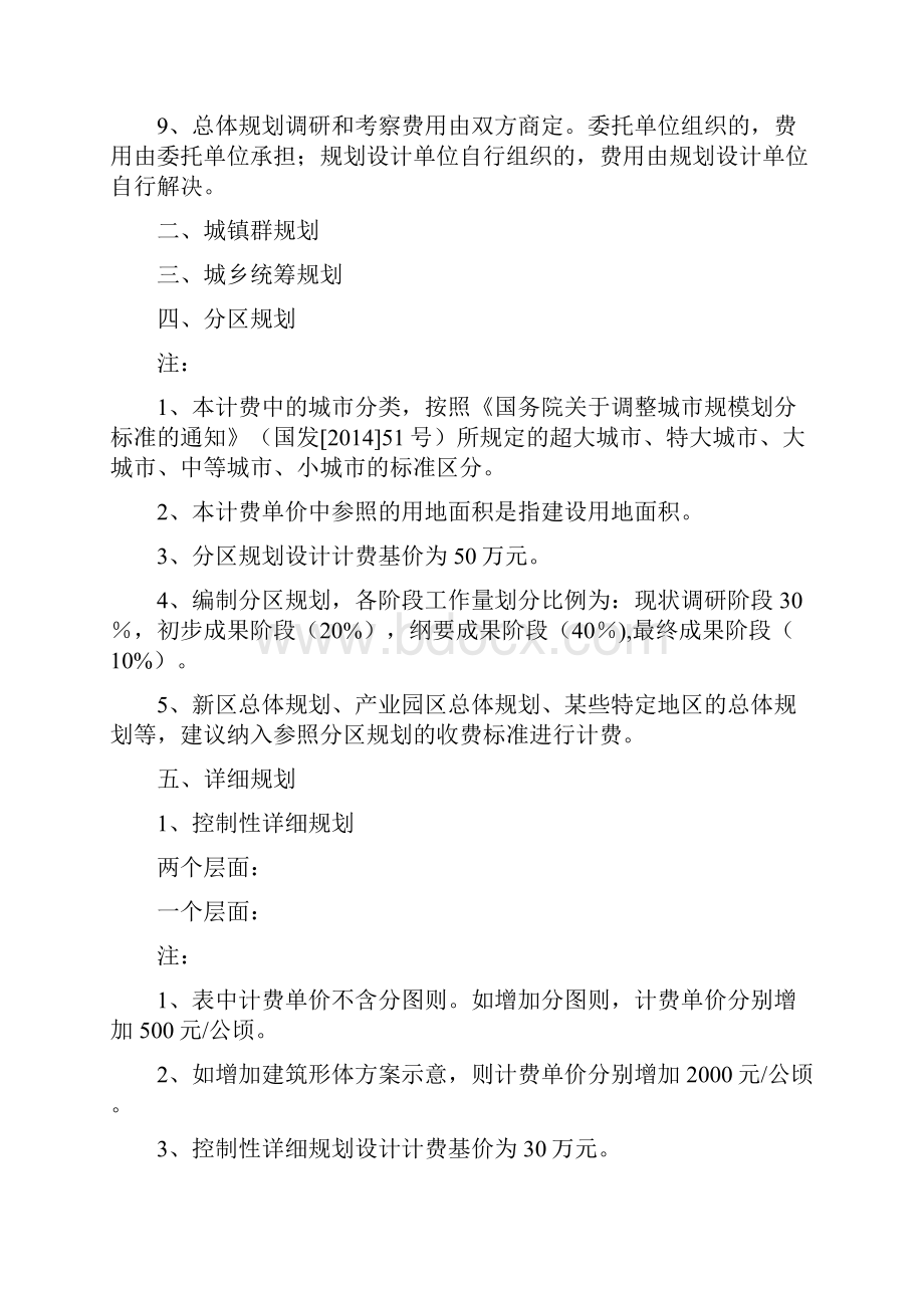 中国城市规划协会文件《城市规划设计计费指导意见》之欧阳语创编.docx_第2页