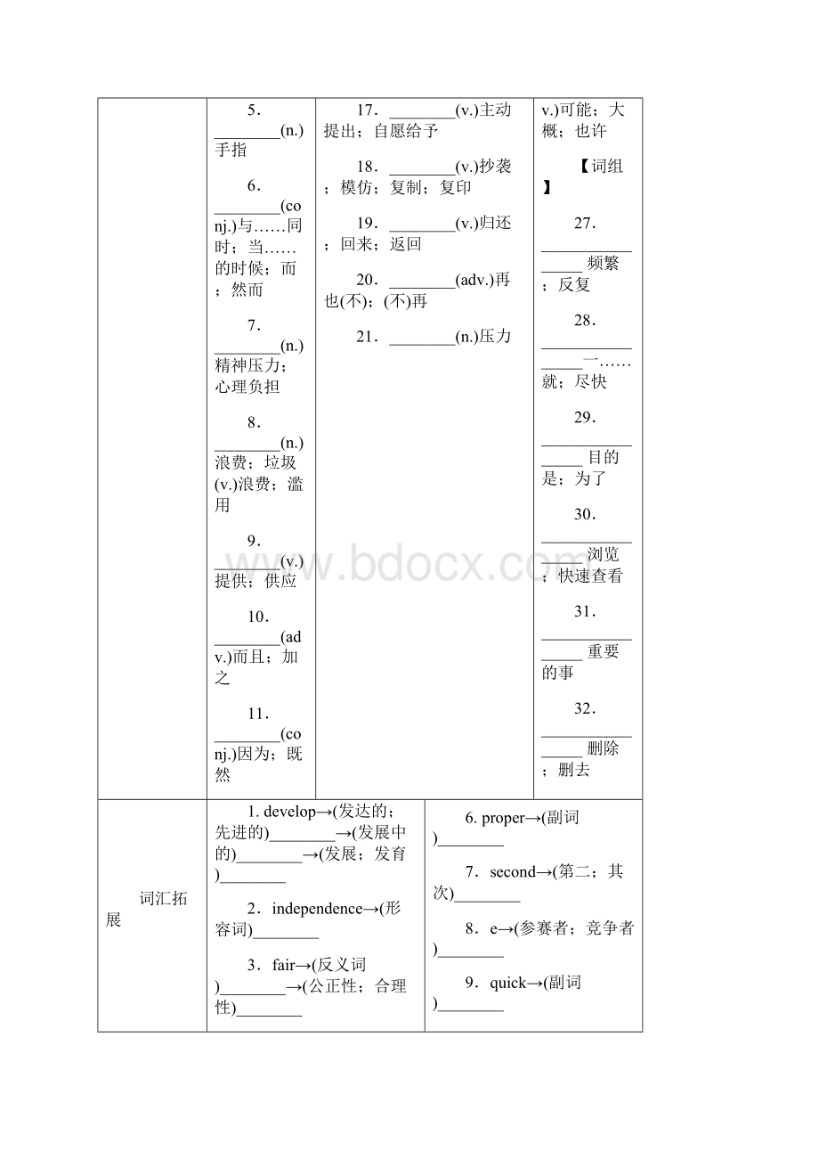 中考英语总复习 第十一课时 八下 Units 34试题 人教新目标版Word下载.docx_第3页