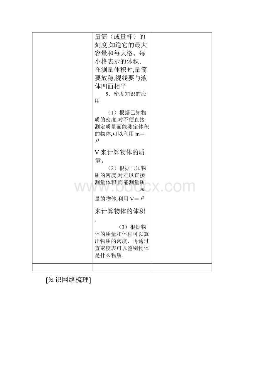 最新教科版初中物理八上第六章《质量与密度》单元教案6.docx_第3页