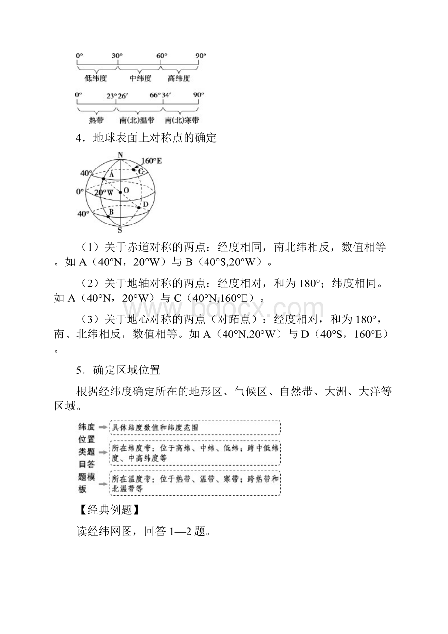 高考专题一经纬网及其应用.docx_第2页