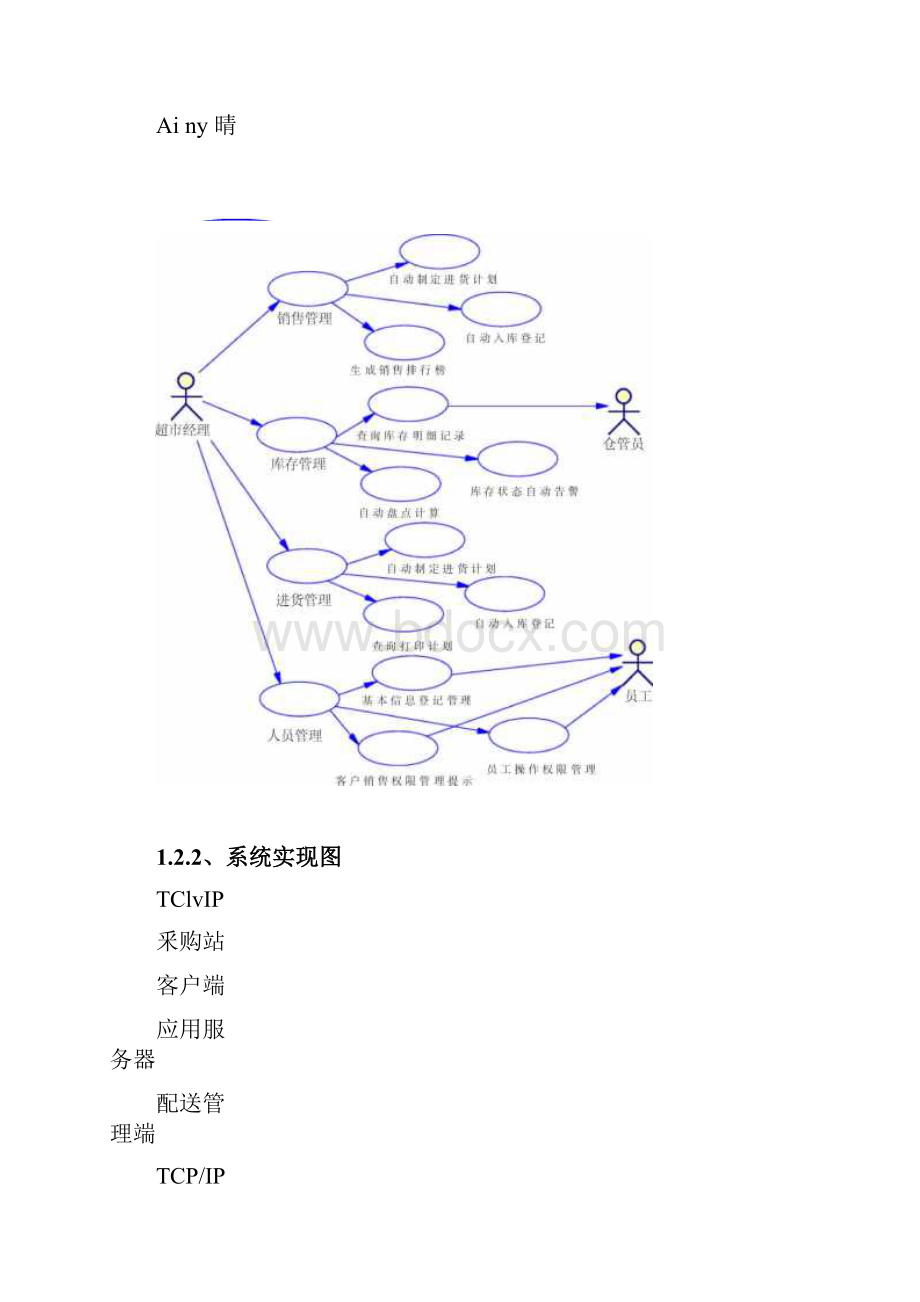 超市管理系统需求分析与详细设计docx.docx_第2页